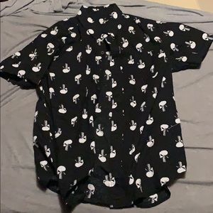 Medium Punisher themed Button up.